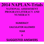 2014 Y9 Numeracy Calculator Allowed